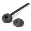 image:imageFarberware 5275065 Barbecue Grill Brush with Round Scourer Head BlackGrill Brush with Round Scourer Head