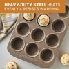 image:imageFarberware Nonstick Muffin Pan 12Cup Cupcake Pan Mocha Baking PanMocha