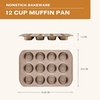 image:imageFarberware Nonstick Muffin Pan 12Cup Cupcake Pan Mocha Baking PanMocha