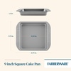 image:imageFarberware Nonstick Square Cake Pan 9Inch MochaGray