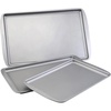 image:imageFarberware Nonstick Bakeware 10 x 15 Cookie Pan Metal Baking Pan Mocha3Piece Set
