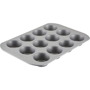 image:imageFarberware Nonstick Muffin Pan 12Cup Cupcake Pan Mocha Baking PanGray