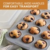 image:imageFarberware Nonstick Muffin Pan with Lid 12 Cup Cupcake Baking Pan