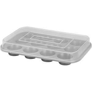 image:imageFarberware Nonstick Muffin Pan with Lid 12 Cup Cupcake Baking Pan