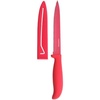 image:imageFarberware Resin Chef Knife with Sheath 8Inch Purple55Inch Serrated Utililty