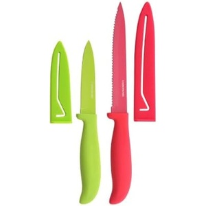 image:imageFarberware Resin Chef Knife with Sheath 8Inch Purple4Piece Set